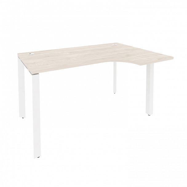 Стол эргономичный "Onix" O.MP-SA-2 денвер светлый/белый - Вид 1