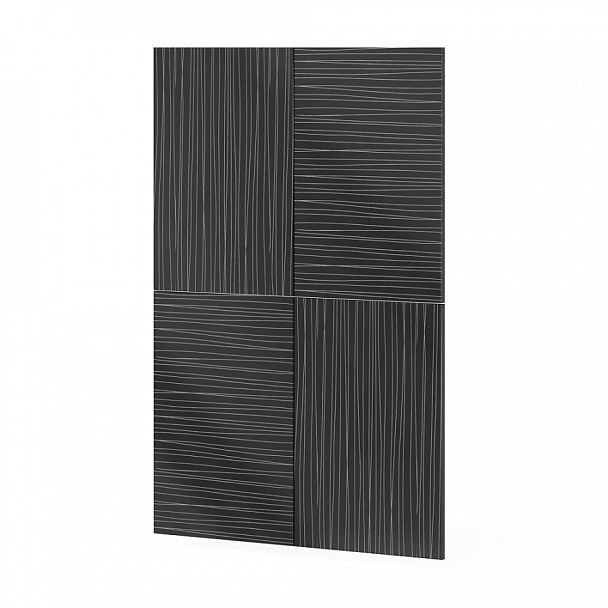 Двери "Министр"  ПК-УНФО-ФС133Х90/35-В1-927 черный глянец - Вид 1