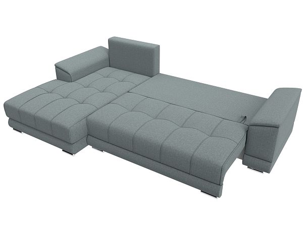 Диван угловой НордСтар левый угол Рогожка серый - Вид 8