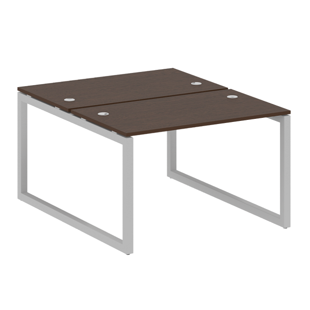 Metal System Quattro Р. ст. на О-образном м/к 50БО.РАС-СП-2.2 Венге/Серый металл 1200*1475*750 - Вид 1