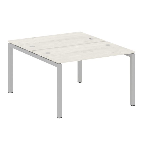 Metal System Quattro Р. ст. на П-образном м/к 50БП.РАС-СП-2.2 Дуб наварра/Серый металл 1200*1475*750 - Вид 1