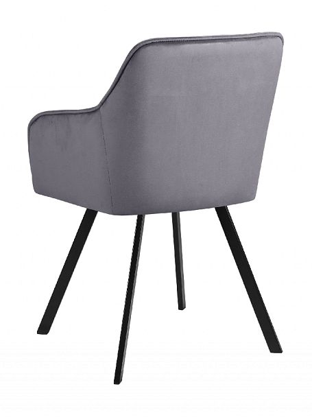 Комплект кресел поворотных Мони, темно-серый H-15/черный, 3 шт. - Вид 6