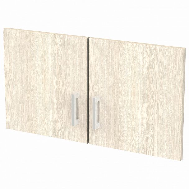 Дверь ЛДСП низкая "Арго", КОМПЛЕКТ 2 шт., 355х18х390 мм, ясень шимо, А-603 - Вид 2