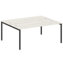 Metal System Quattro Р. ст. на П-образном м/к 40БП.РАС-СП-2.5 Дуб наварра/Антрацит металл 1800*1475*750 - Фото предпросмотра