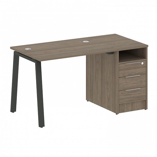 Рабочая станция "Metal System" БА.РС-СТП -1.1 вяз/антрацит - Вид 1