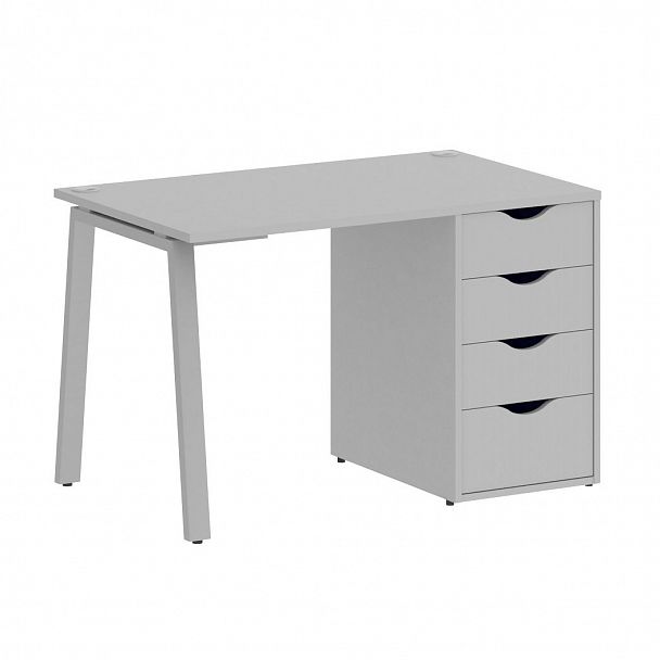 Стол "Home office" VR.SP-3-98.4.A серый - Вид 2
