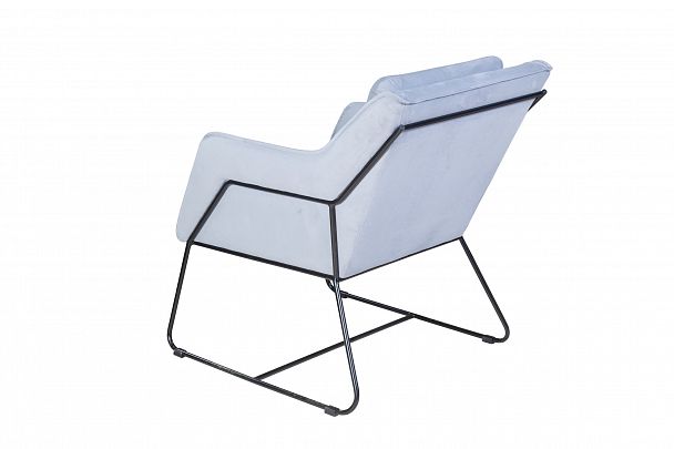 Кресло Alex, велюр серый - Вид 4