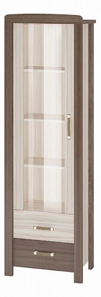 Шкаф книжный Бартоло ВТД-СФ Карамель/Шамони - Вид 1