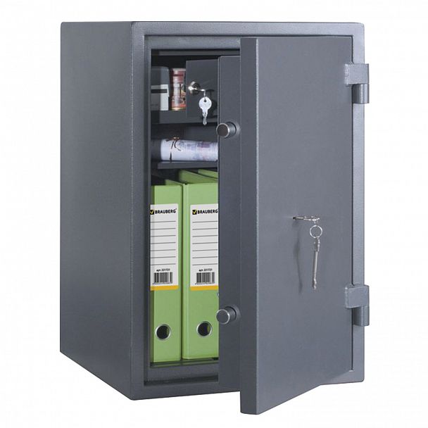 Сейф взломостойкий 1 класс VALBERG "Кварцит-65Т", 655х440х430 мм, 150 кг, ключевой замок, трейзер - Вид 2