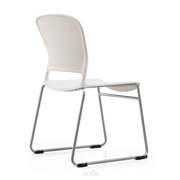 Стул пластиковый Dapper белый, стопируемый - Вид 2