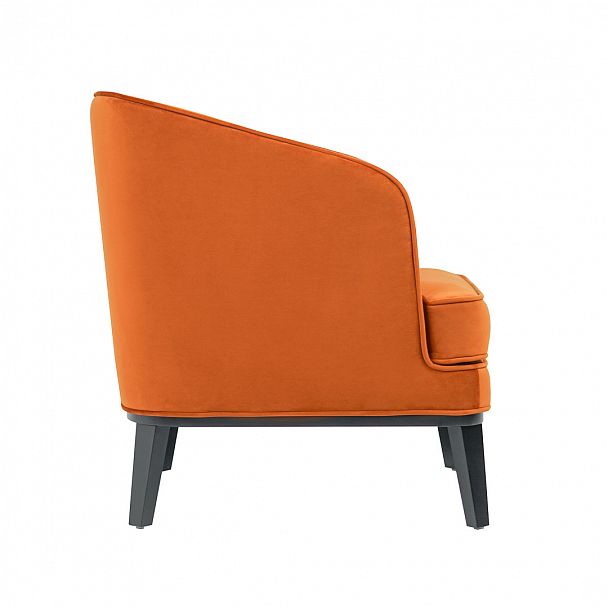 Кресло Lord, велюр оранжевый - Вид 3