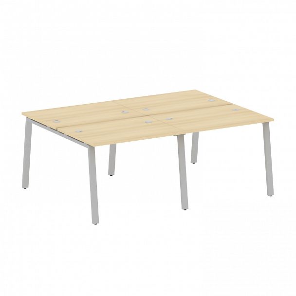 Рабочая станция "Metal System" БА.СМ-4.1 акация/серый - Вид 1