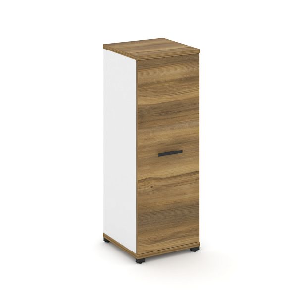 Concept Шкаф 1 узкая секция, 3 ниши CN.STU-316 B Сандал Янтарный/Белый Бриллиант/Металл Черный 420*420*1186 - Вид 1