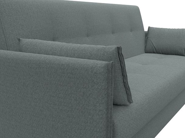 Диван-книжка Лига-018 Рогожка серый - Вид 4