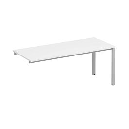 Секция стола рабочей станции на металлокаркасе КФ Комфорт КФ К.С1 1134-1 БП белый премиум / серый - Фото предпросмотра