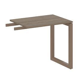 Metal System Quattro Приставной элемент на О-образном м/к 50БО.ПР-2 Вяз/Мокко металл 800*600*750 - Фото предпросмотра