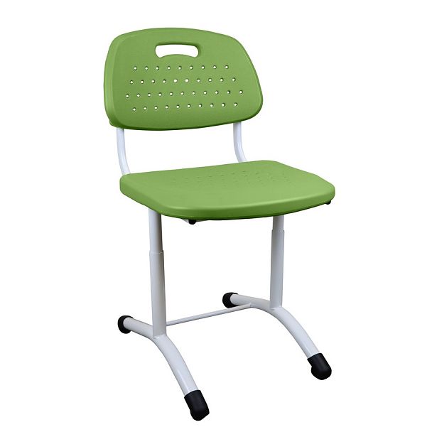 Школьный стул BOCCA, зеленый (каркас RAL 9016 белый), гр.5-7 - Вид 1
