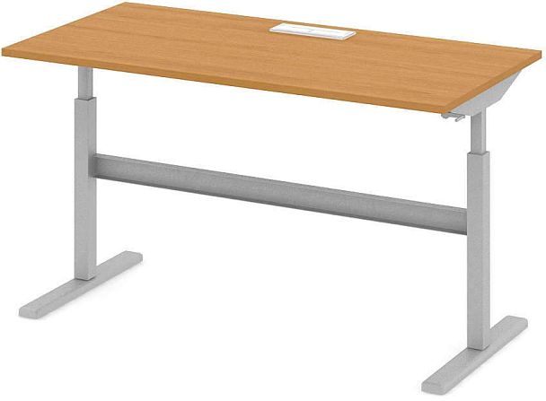 Стол офисный рабочий "Трансформер"  ПК-ТРС-СТ160Х80КК/МРМ-В1-24 ольха - Вид 1