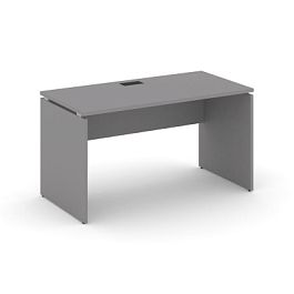 Стайл Проджект Стол письменный SN-D.SP-023 Серый Пепел/Черный Заглушка 1380*800*750 - Фото предпросмотра