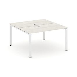 Стайл Проджект Рабочая станция 2-х сторон. SN-6P.DRS-021 Дуб Наварра/Металл Белый 980*1632*750 - Фото предпросмотра