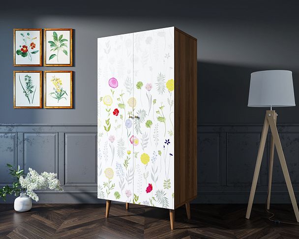 Шкаф малый двухстворчатый "Berber" принт 7 - Вид 5