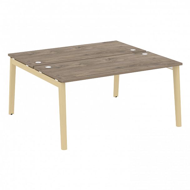 Рабочая станция "Onix wood" OW.D.RS-2.4.7 тиквуд темный/дуб светлый - Вид 1