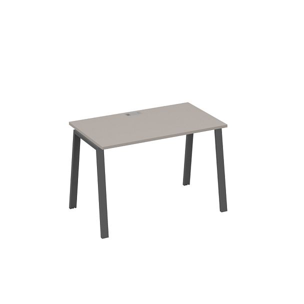 Стол письменный на металлокаркасе TRE A4 А4 Б3 013 БП мокко премиум / металлокаркас антрацит - Вид 1