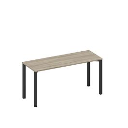 Стол письменный на металлокаркасе Space+ А1 ЧР 005.1 ВЛ вяз либерти/ черный гладкий - Фото предпросмотра
