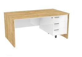 Стол письменный YAPPI П34К Л/П дуб арлингтон - Фото предпросмотра