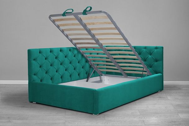Кровать «Оливия» зеленая - Вид 3