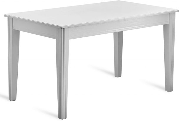 Стол деревянный раздвижной Таурус 135(185)х80х76 Белый - Вид 1