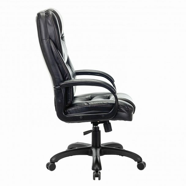 Кресло офисное BRABIX PREMIUM "Nord EX-590", черный пластик, экокожа, черное, 532097 - Вид 4