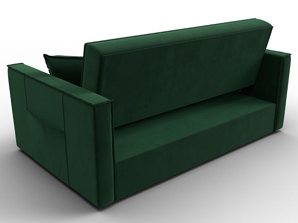 Диван прямой Лига-104 (140) Велюр зеленый - Вид 5
