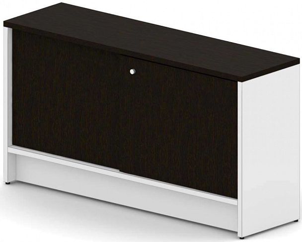 Шкаф-купе "Система-M"  ПК-ССМ-Ш75Х140Н/2ДК-В3-707 дуб ферраре + белый - Вид 1