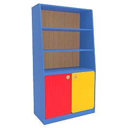 Шкаф для игрушек, цветной - Фото предпросмотра