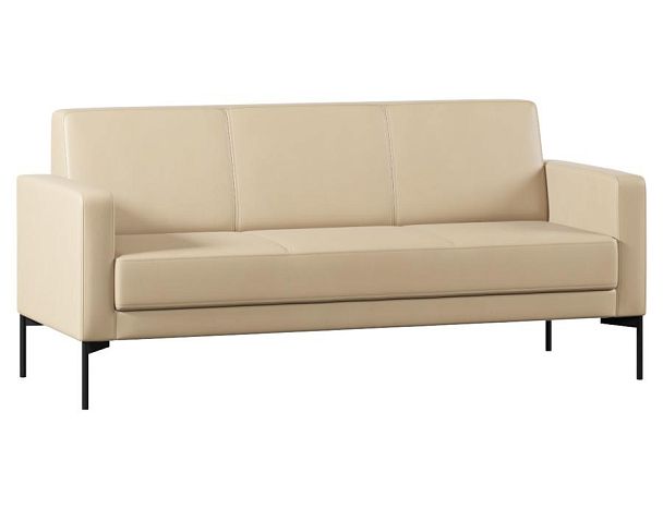 Диван Everprof Gamma трехместный Экокожа Бежевый - Вид 1