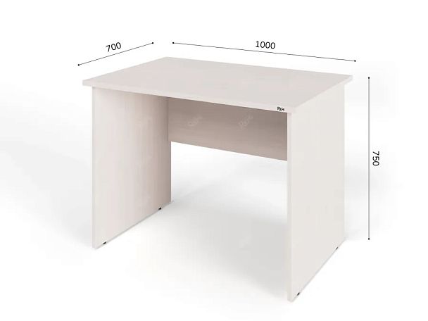 ЛАЙТ / LIGHT RLG002-10x7 Прямоугольный стол 100x70x75 Дуб Молочный - Вид 2