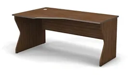 SMART/СМАРТ RS011-158Х95 Стол эргономичный левый 1580х950х737 Дуб Катания - Фото предпросмотра