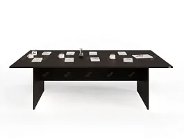 UNITY PОКС-12/24 ВЕНГЕ Конференц стол прямоугольный Универсальный 2400х1200х750 - Фото предпросмотра