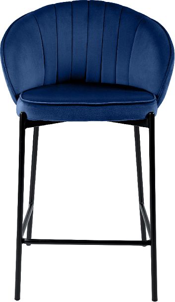 Комплект полубарных стульев Миэль синий/черный, 2 шт. - Вид 2