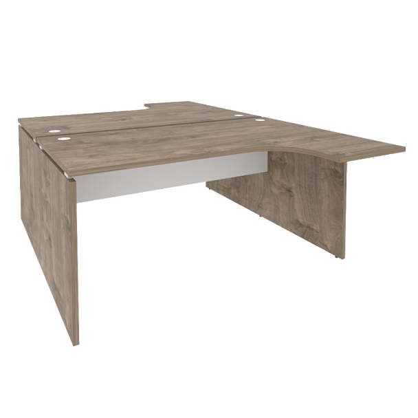 Onix Рабочая станция O.D.SA-4 Тиквуд темный/Белый бриллиант 1580*2395*750 (1635/460) - Вид 1