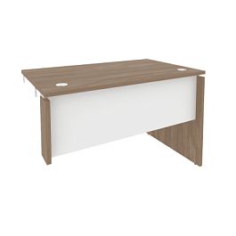 Onix Стол-приставка правый к опорным элементам O.SPR-2.7 (R) Дуб аризона/Белый бриллиант 1180*720*750 - Фото предпросмотра