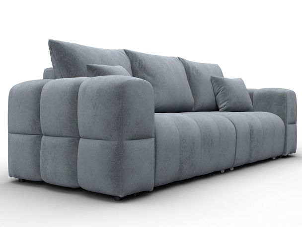 Диван прямой Лига-110 НПБ Велюр серый - Вид 3