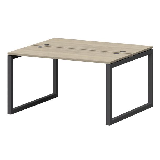 Бенч двойной на металлокаркасе СМС2-О-16К.120.Пр50 Кронберг/Антрацит 1600x1236x750 Смарт - Вид 1