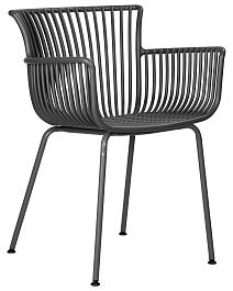 Стул обеденный DOBRIN ROSS (темно-серый (GR-04) без подушки) - Фото предпросмотра