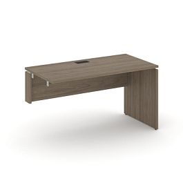 Style Project Стол-приставка к опор. элем. SN-D.OPRS-003(L) Вяз Благородный/Черная Заглушка 1380*600 - Фото предпросмотра