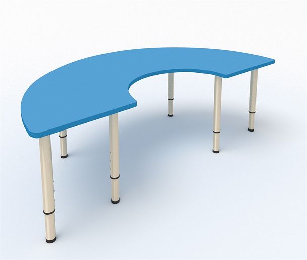 Детский стол Подкова синий, гр.0-3 - Вид 1