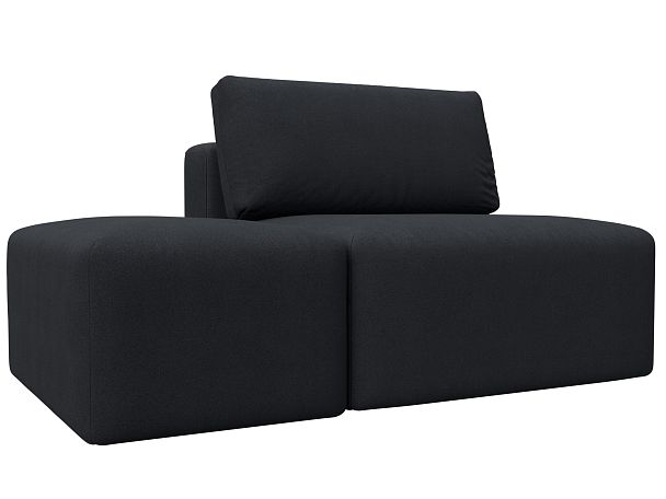 Модули диван и пуф Лига-060 НПБ Искусственная замша серый - Вид 2