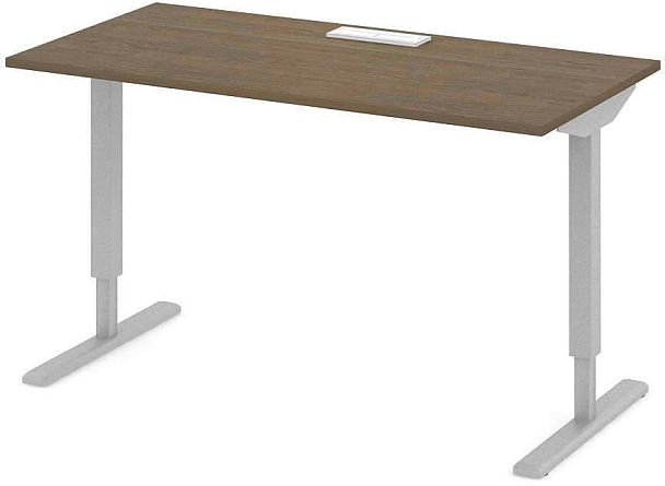 Стол офисный рабочий "Трансформер"  ПК-ТРС-СТ160Х80КК/ЭР-В1-299 дуб шамони - Вид 1
