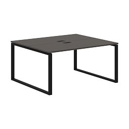 Стол 2-х местный EQWST 1513 Мокко/Черный 1560х1346х750 EDIS - Фото предпросмотра